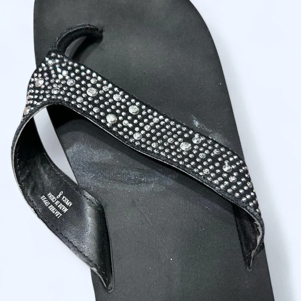 Grunge Black Rhinestone Platform Sandals by Yellow Box! - Picture 3 of 8